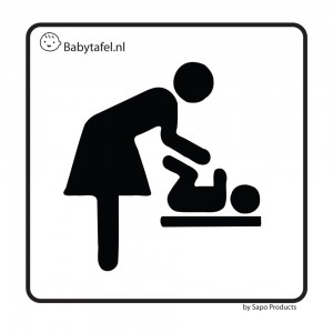sticker babyverschoonplaats