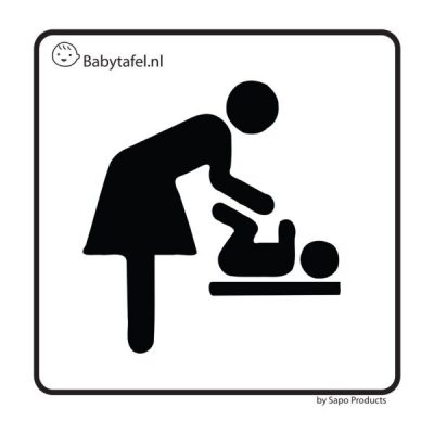 sticker babyverschoonplaats