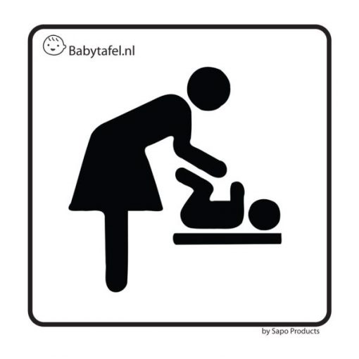 sticker babyverschoonplaats