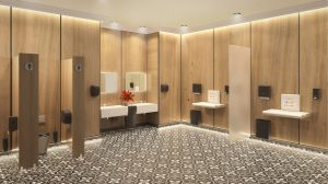 baby verschoningsplaats in de sanitaire ruimte